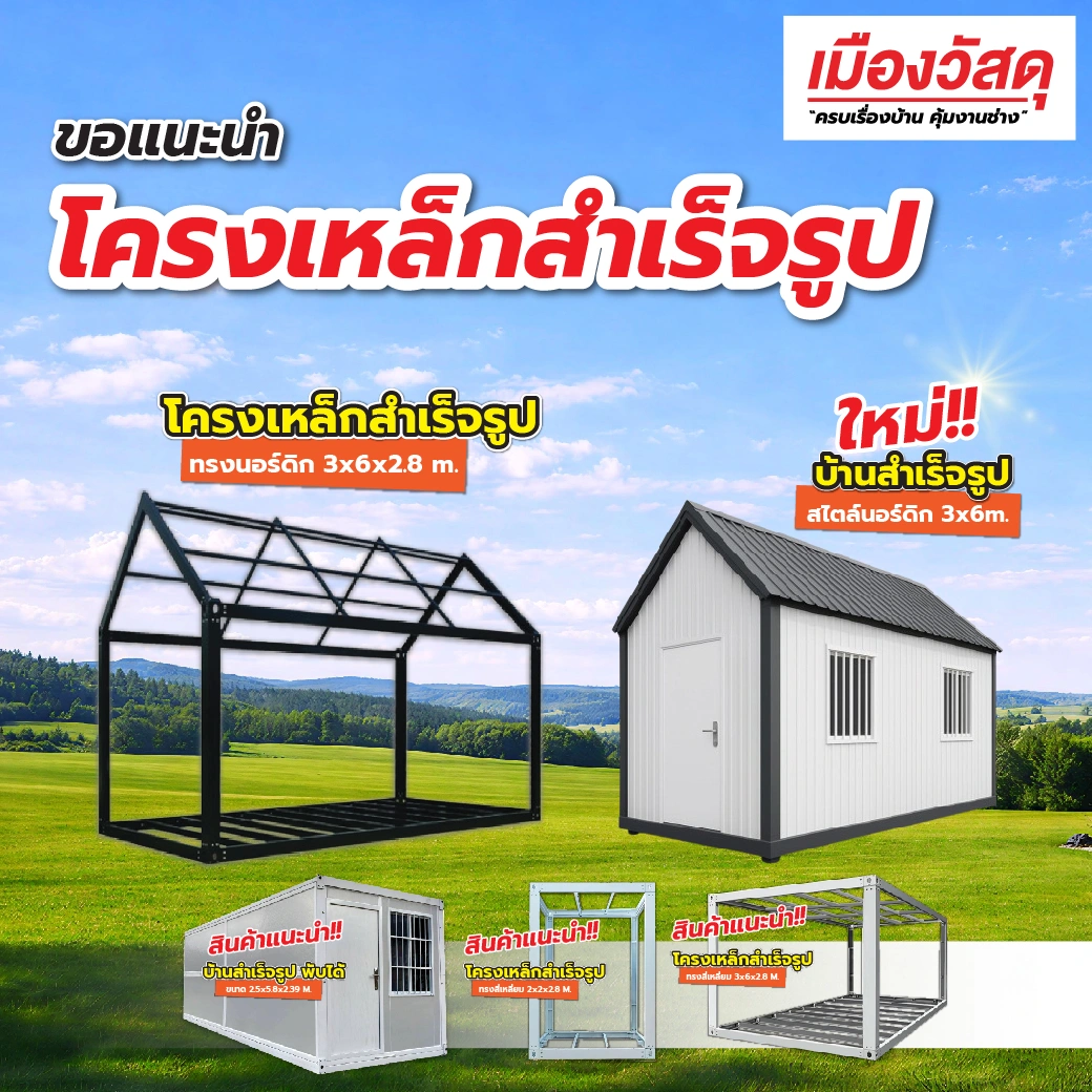 แบนเนอร์โปรโมชัน เมืองวัสดุ
